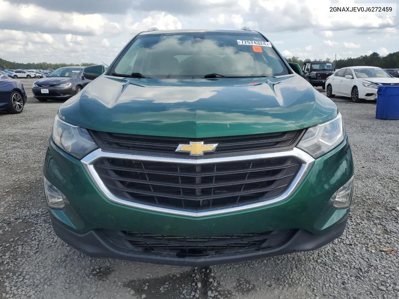 2GNAXJEV0J6272459 2018 Chevrolet Equinox Lt