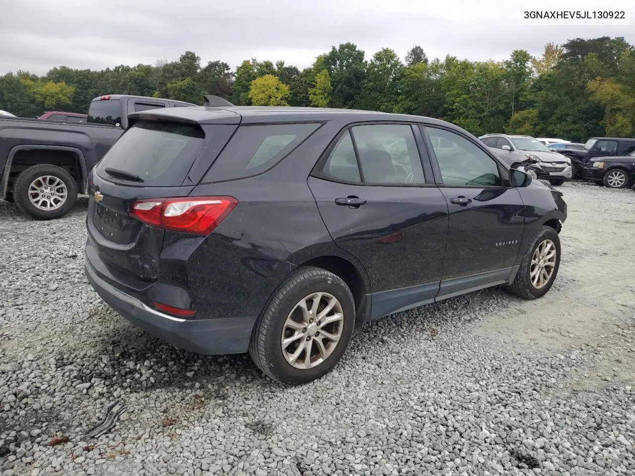 2018 Chevrolet Equinox Ls VIN: 3GNAXHEV5JL130922 Lot: 72583744