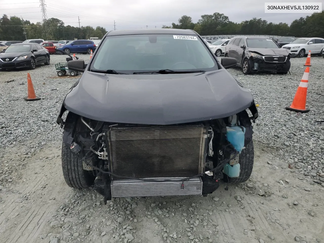 2018 Chevrolet Equinox Ls VIN: 3GNAXHEV5JL130922 Lot: 72583744