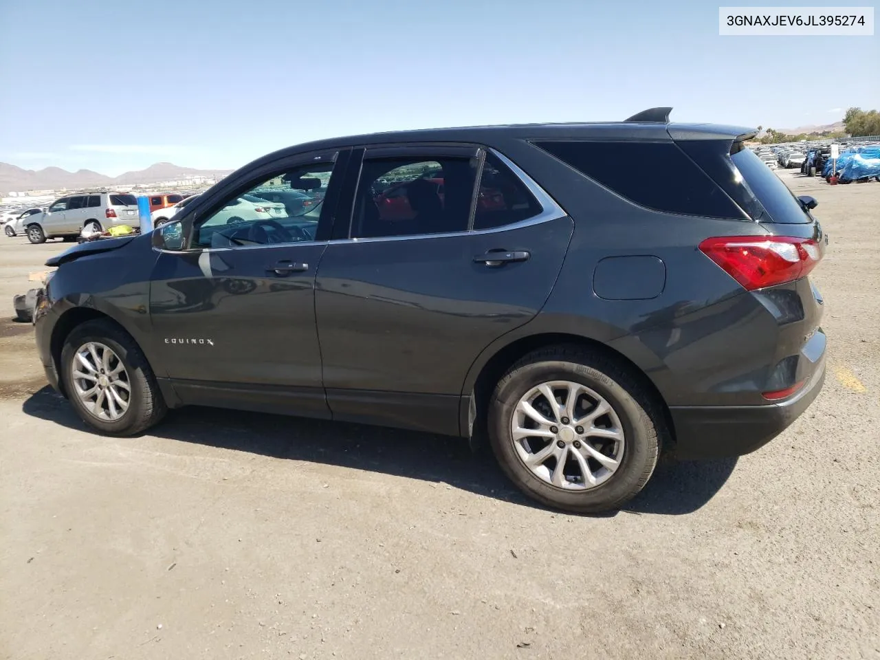 2018 Chevrolet Equinox Lt VIN: 3GNAXJEV6JL395274 Lot: 72584334