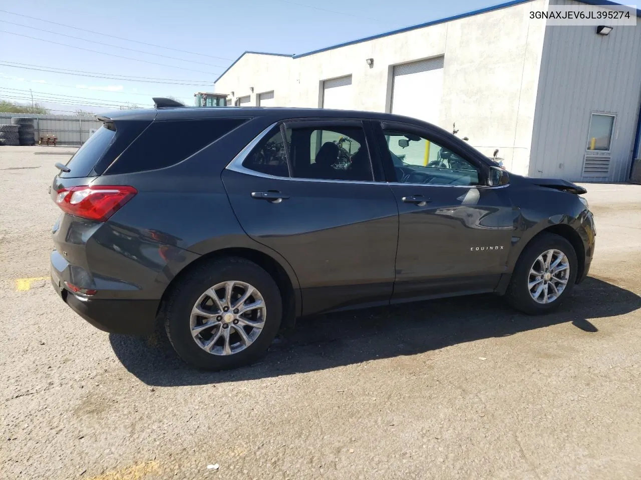 2018 Chevrolet Equinox Lt VIN: 3GNAXJEV6JL395274 Lot: 72584334