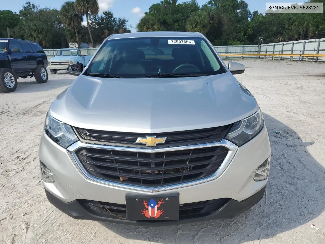 2018 Chevrolet Equinox Lt VIN: 3GNAXJEV6JS623232 Lot: 72697564