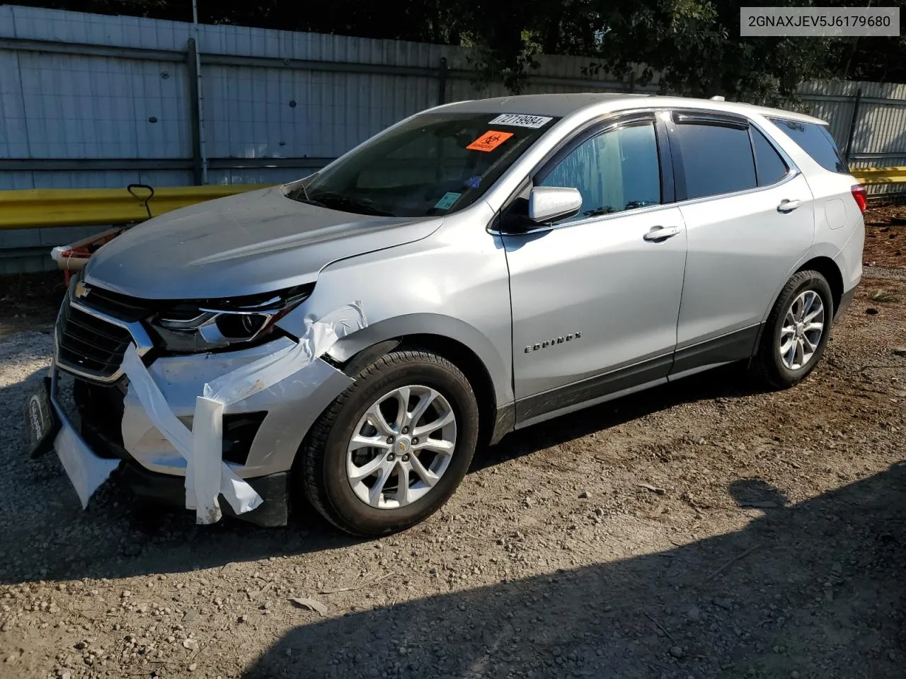 2018 Chevrolet Equinox Lt VIN: 2GNAXJEV5J6179680 Lot: 72719984