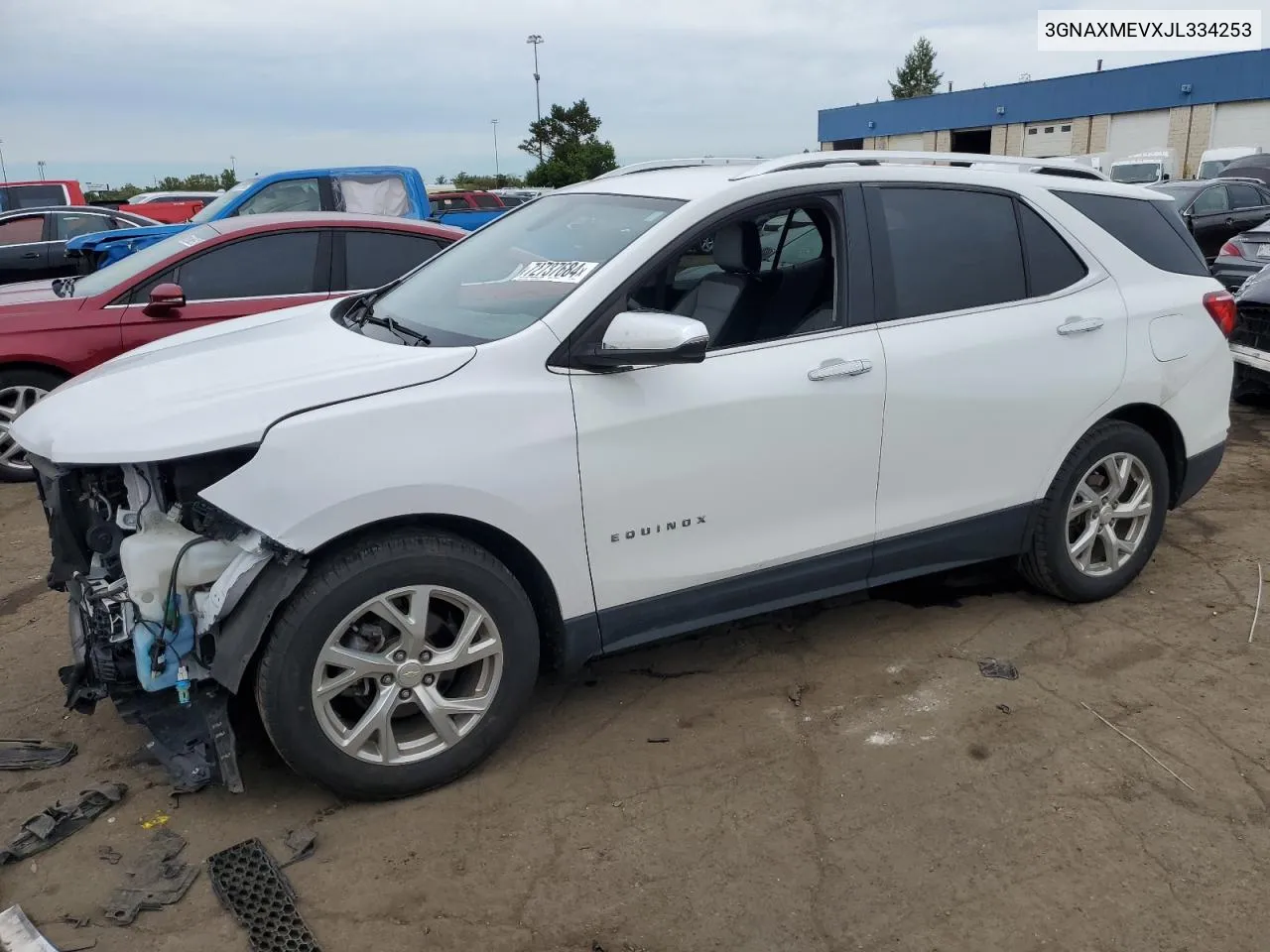 2018 Chevrolet Equinox Premier VIN: 3GNAXMEVXJL334253 Lot: 72737684