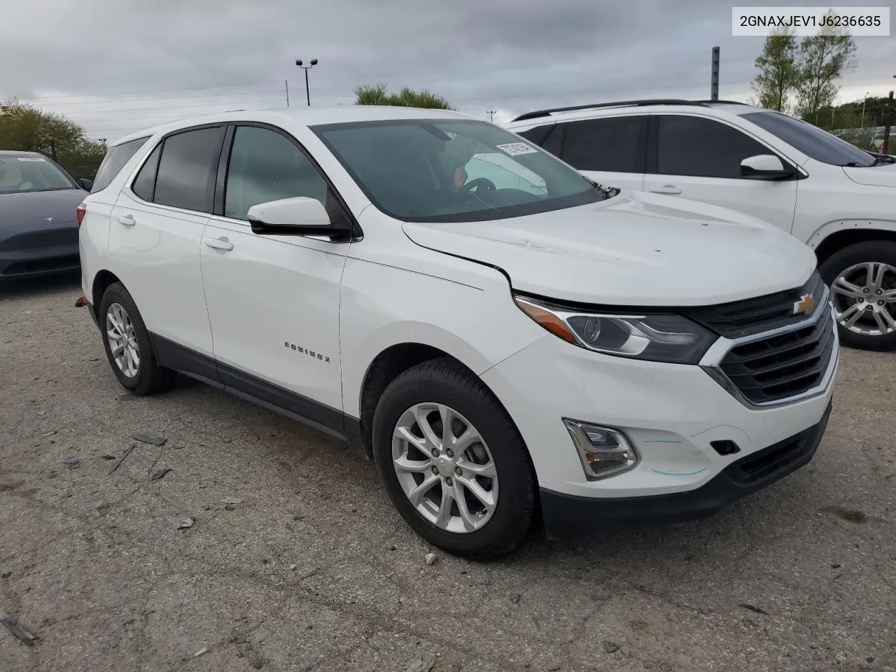 2018 Chevrolet Equinox Lt VIN: 2GNAXJEV1J6236635 Lot: 72742154