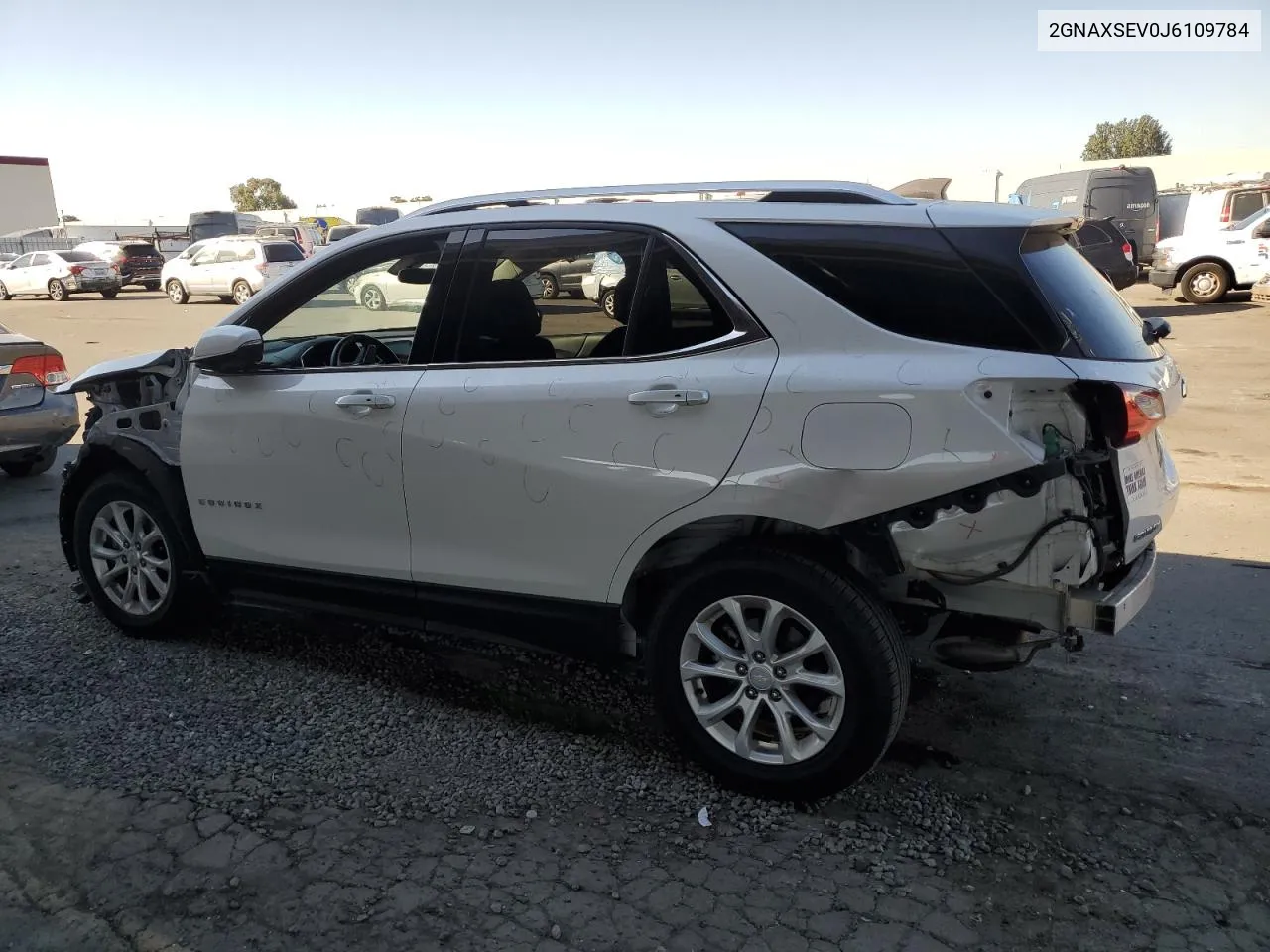 2018 Chevrolet Equinox Lt VIN: 2GNAXSEV0J6109784 Lot: 72786054