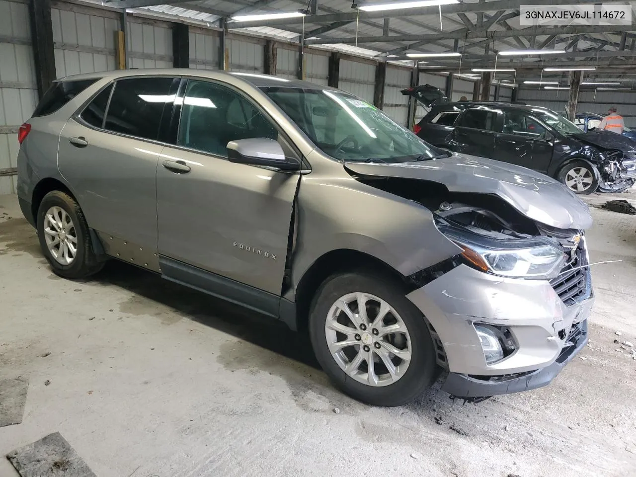 2018 Chevrolet Equinox Lt VIN: 3GNAXJEV6JL114672 Lot: 72789234