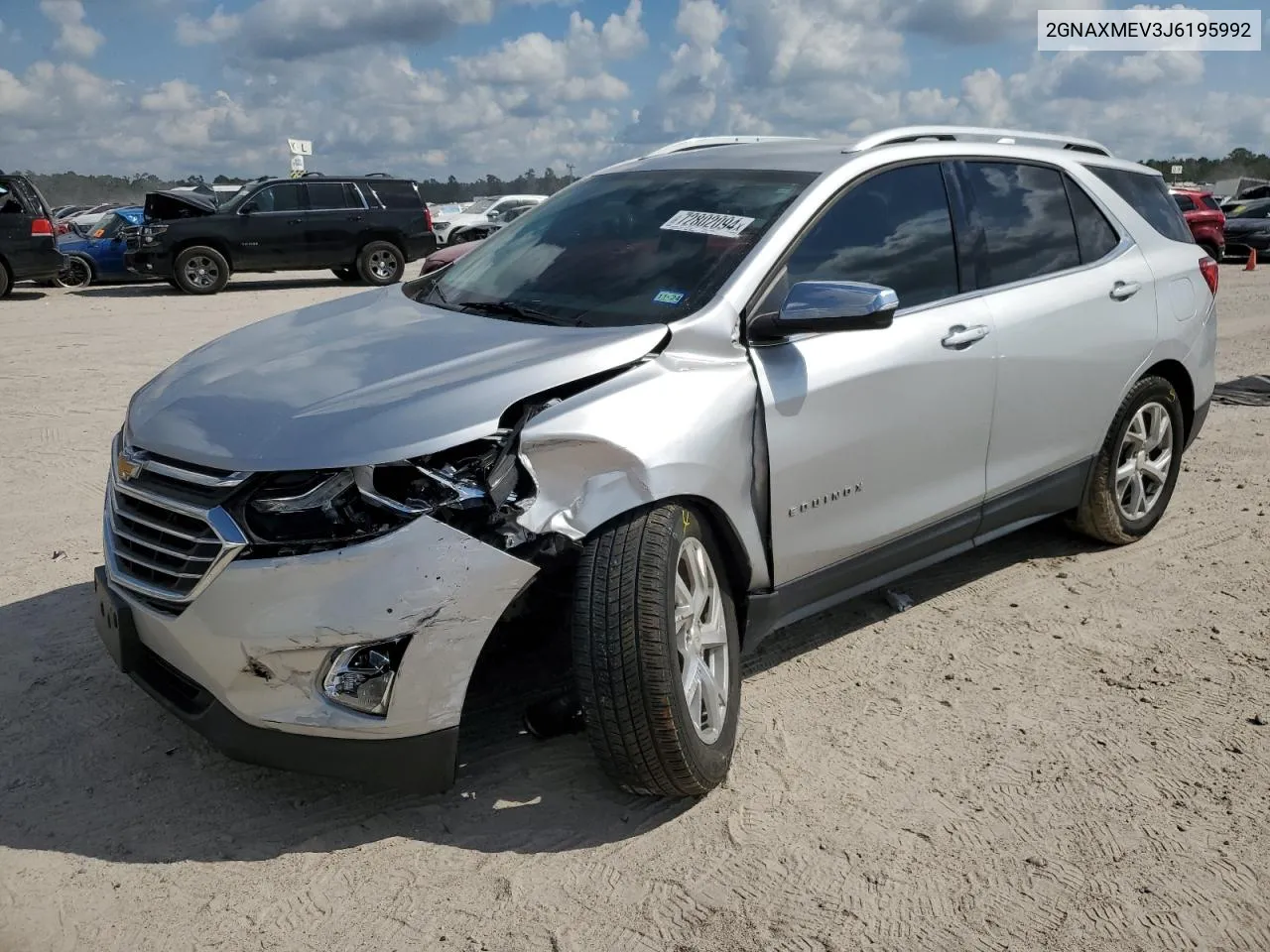 2018 Chevrolet Equinox Premier VIN: 2GNAXMEV3J6195992 Lot: 72802094