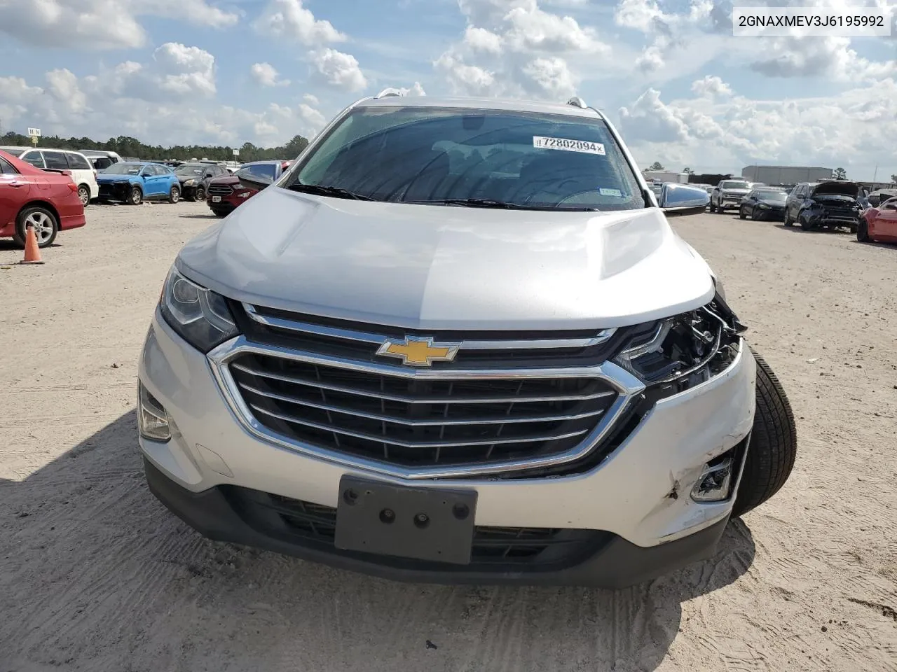 2018 Chevrolet Equinox Premier VIN: 2GNAXMEV3J6195992 Lot: 72802094