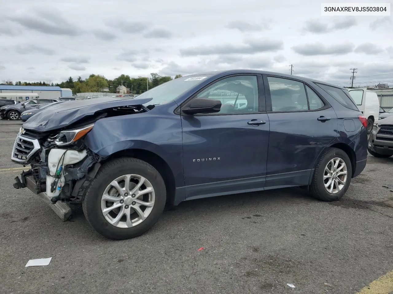 2018 Chevrolet Equinox Ls VIN: 3GNAXREV8JS503804 Lot: 72803994