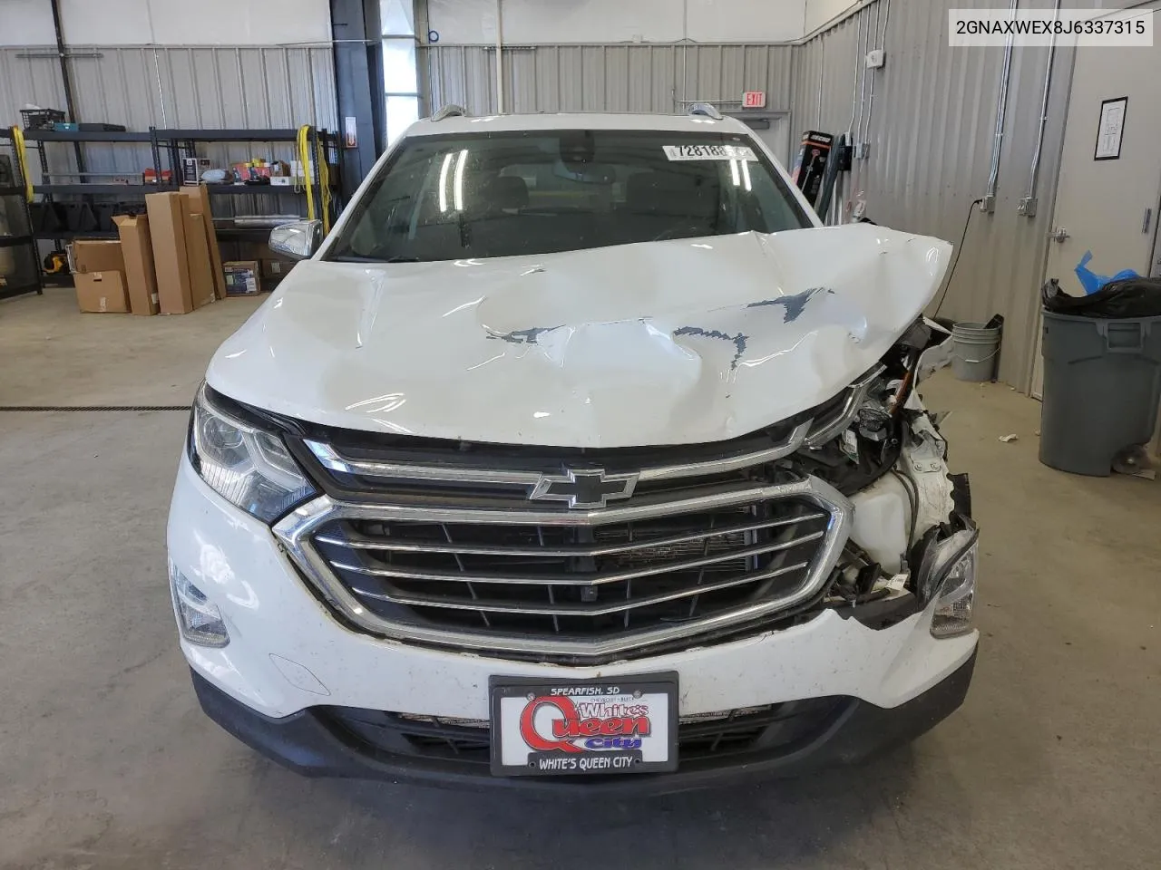 2018 Chevrolet Equinox Premier VIN: 2GNAXWEX8J6337315 Lot: 72818854