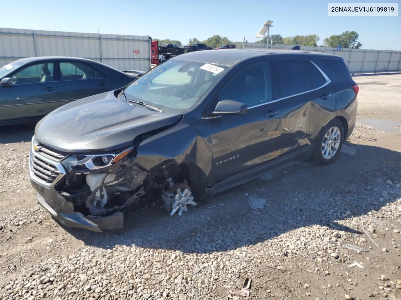 2018 Chevrolet Equinox Lt VIN: 2GNAXJEV1J6109819 Lot: 72856754