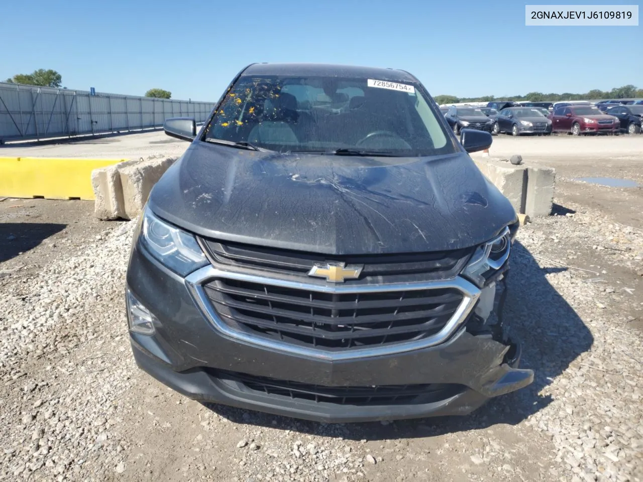 2018 Chevrolet Equinox Lt VIN: 2GNAXJEV1J6109819 Lot: 72856754