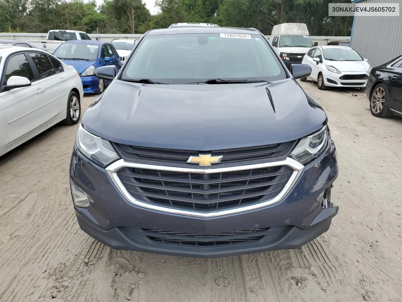 2018 Chevrolet Equinox Lt VIN: 3GNAXJEV4JS605702 Lot: 72857634