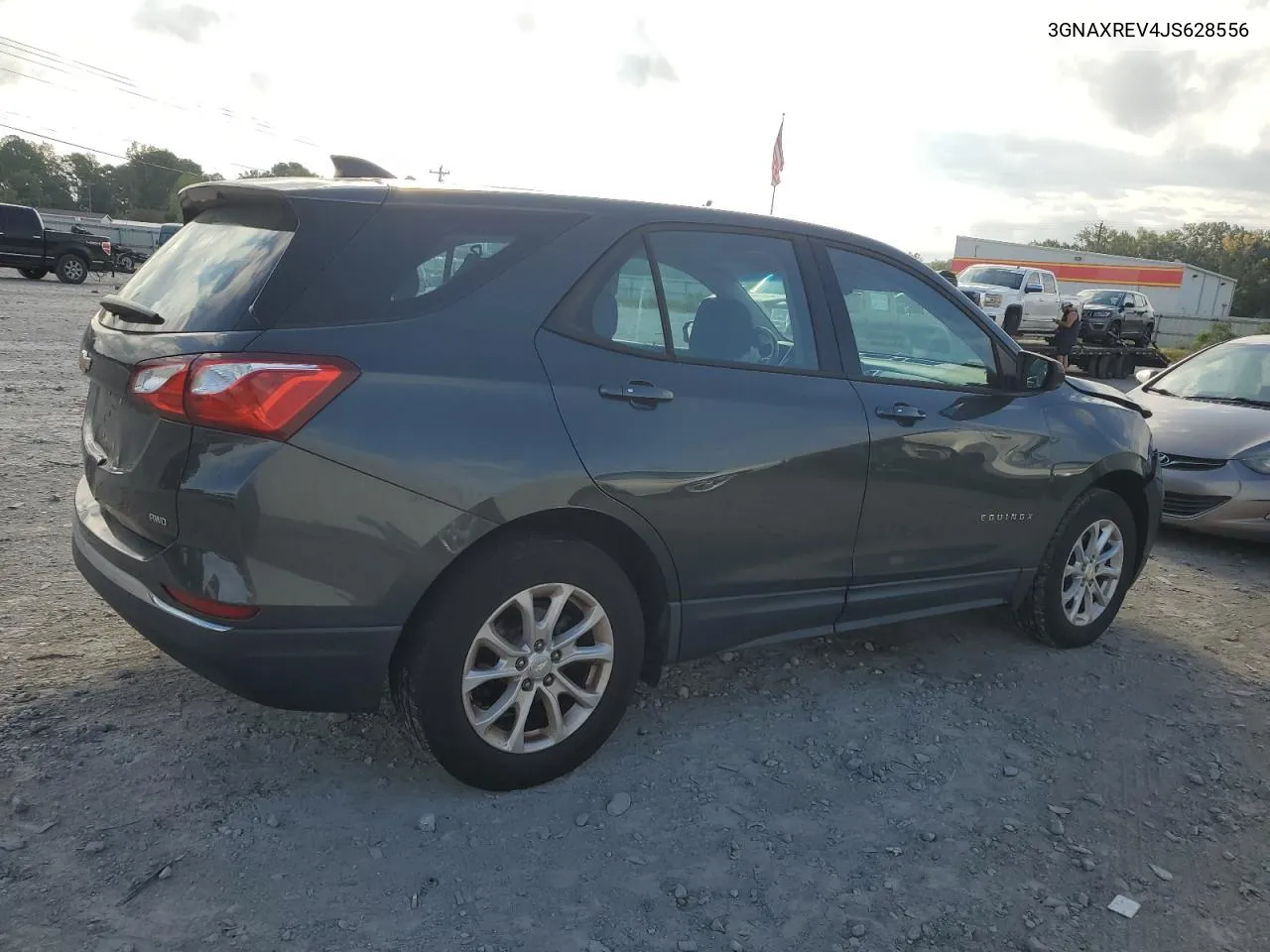 2018 Chevrolet Equinox Ls VIN: 3GNAXREV4JS628556 Lot: 72860654