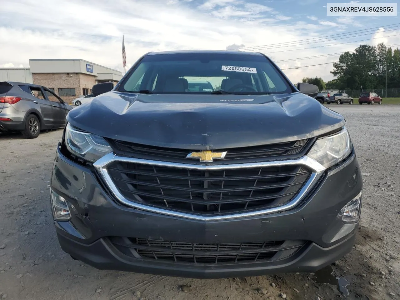 2018 Chevrolet Equinox Ls VIN: 3GNAXREV4JS628556 Lot: 72860654