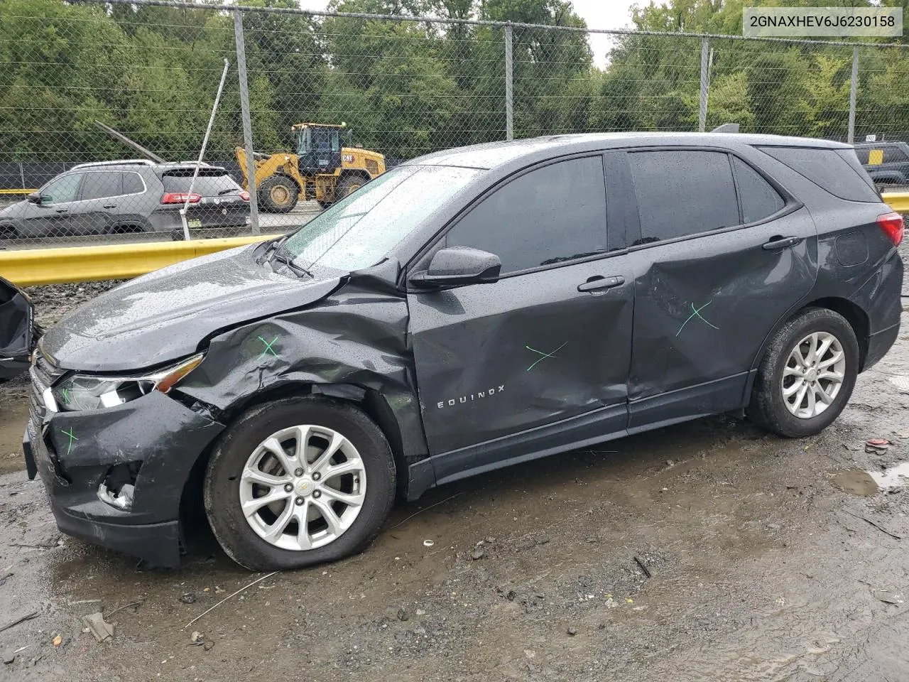 2018 Chevrolet Equinox Ls VIN: 2GNAXHEV6J6230158 Lot: 72917594