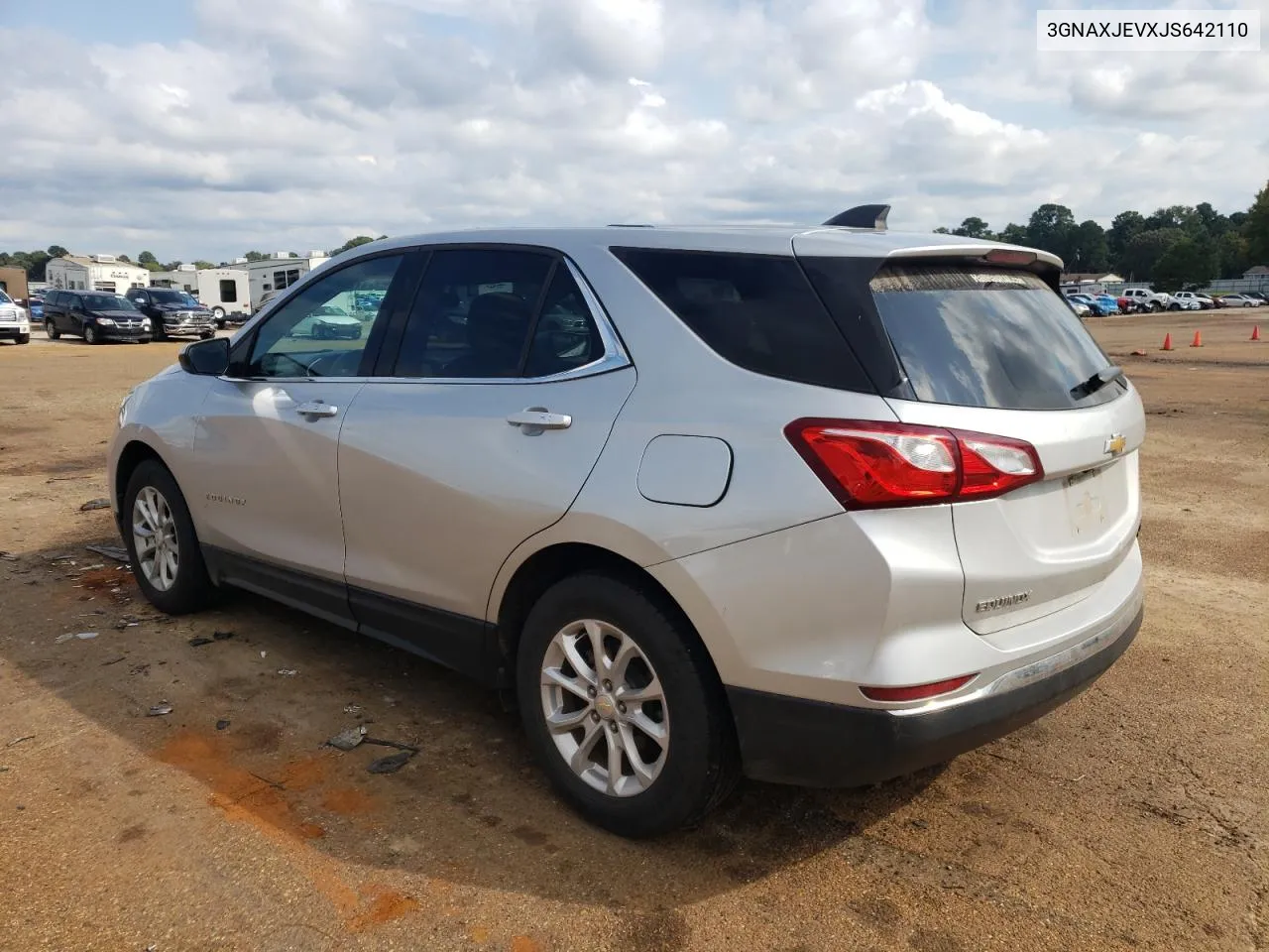 2018 Chevrolet Equinox Lt VIN: 3GNAXJEVXJS642110 Lot: 72922224