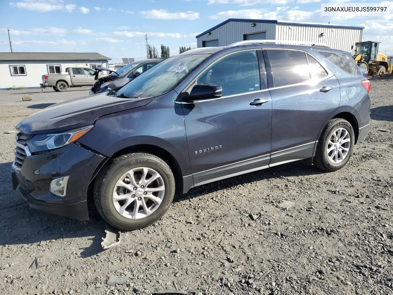 2018 Chevrolet Equinox Lt VIN: 3GNAXUEU8JS599797 Lot: 72971724