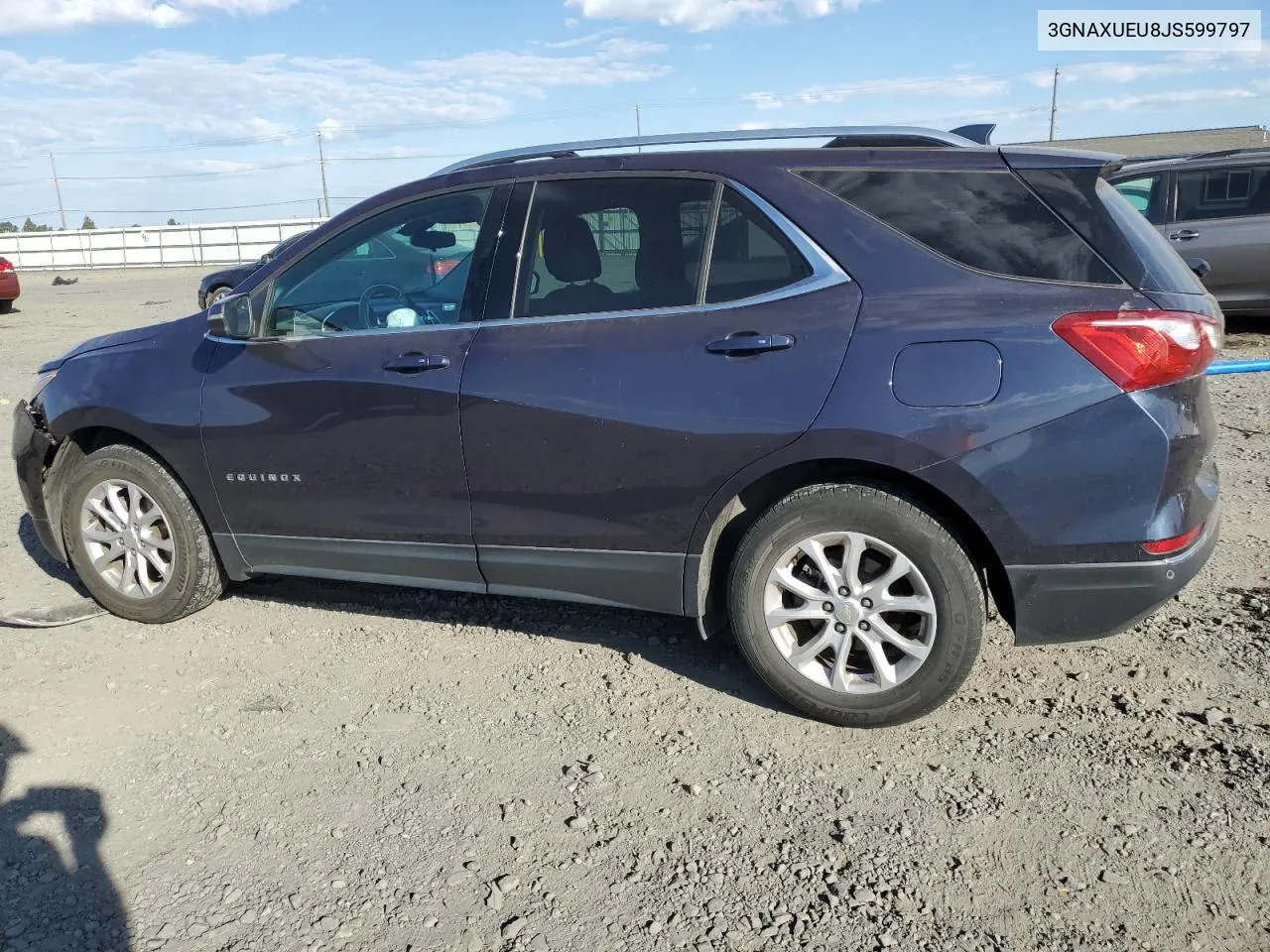 2018 Chevrolet Equinox Lt VIN: 3GNAXUEU8JS599797 Lot: 72971724