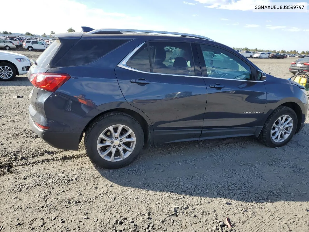 2018 Chevrolet Equinox Lt VIN: 3GNAXUEU8JS599797 Lot: 72971724