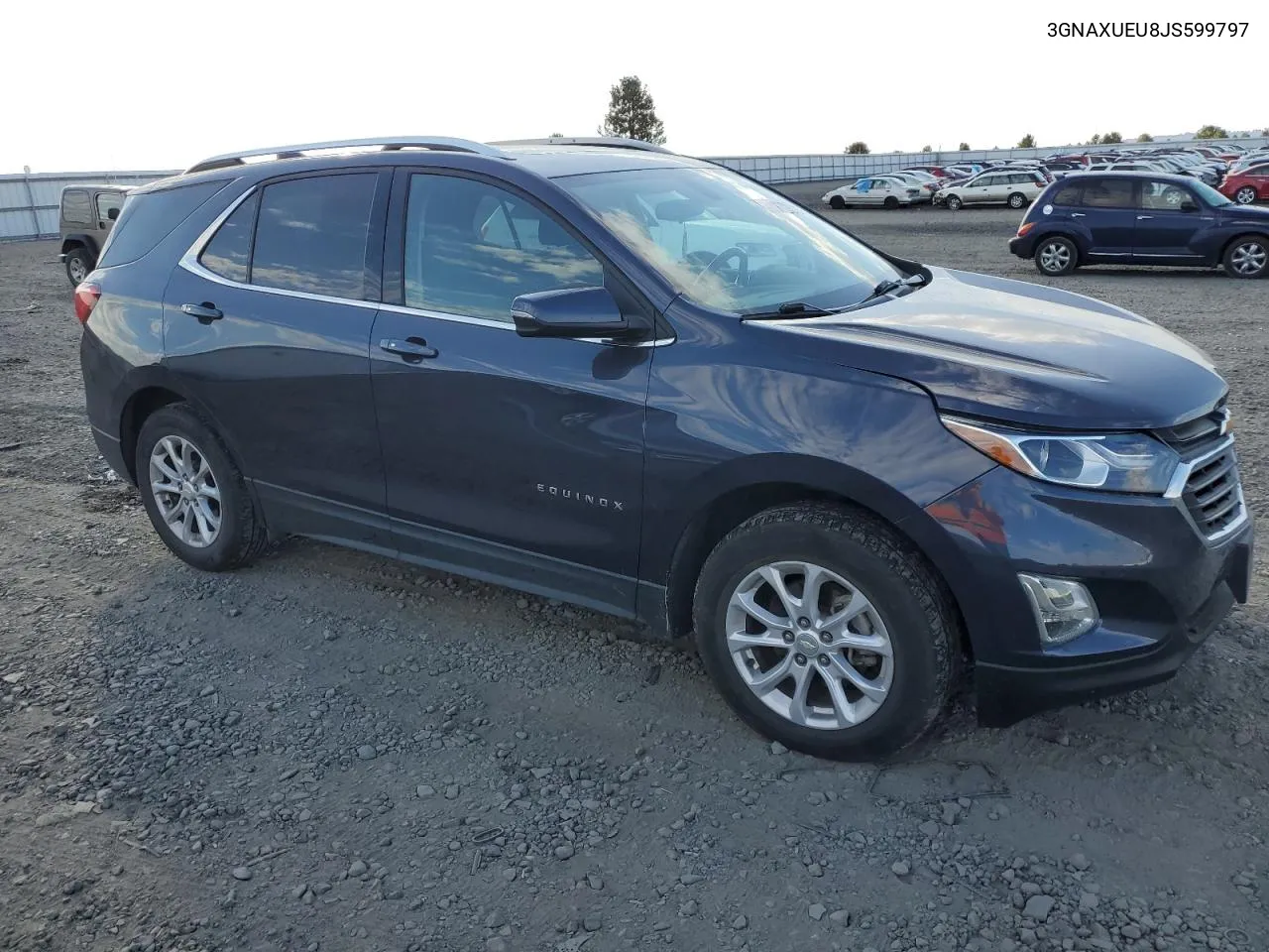 2018 Chevrolet Equinox Lt VIN: 3GNAXUEU8JS599797 Lot: 72971724