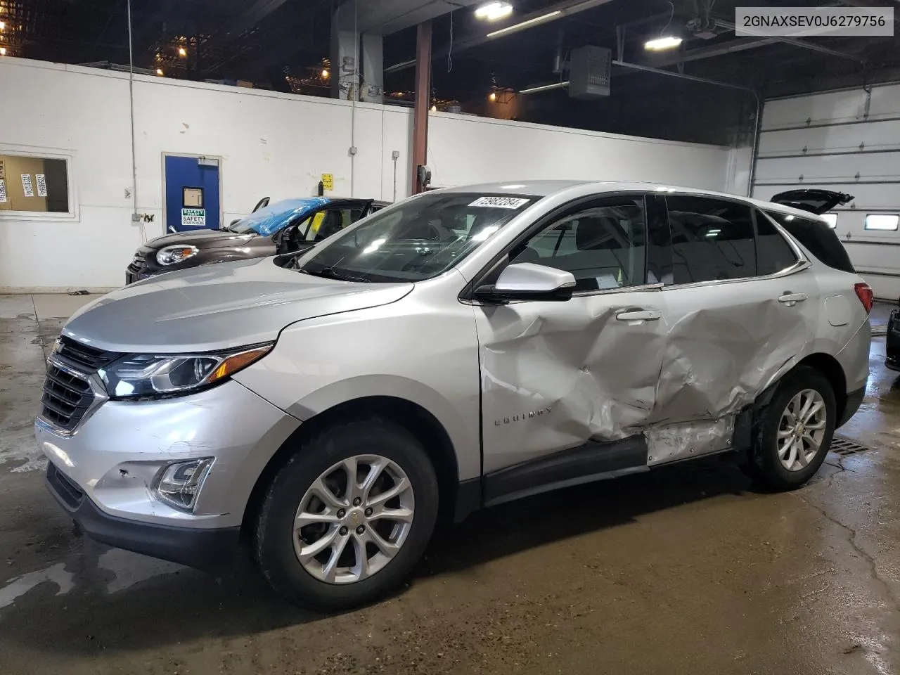 2018 Chevrolet Equinox Lt VIN: 2GNAXSEV0J6279756 Lot: 72982284