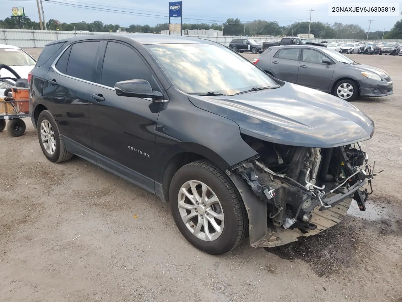 2018 Chevrolet Equinox Lt VIN: 2GNAXJEV6J6305819 Lot: 72989424