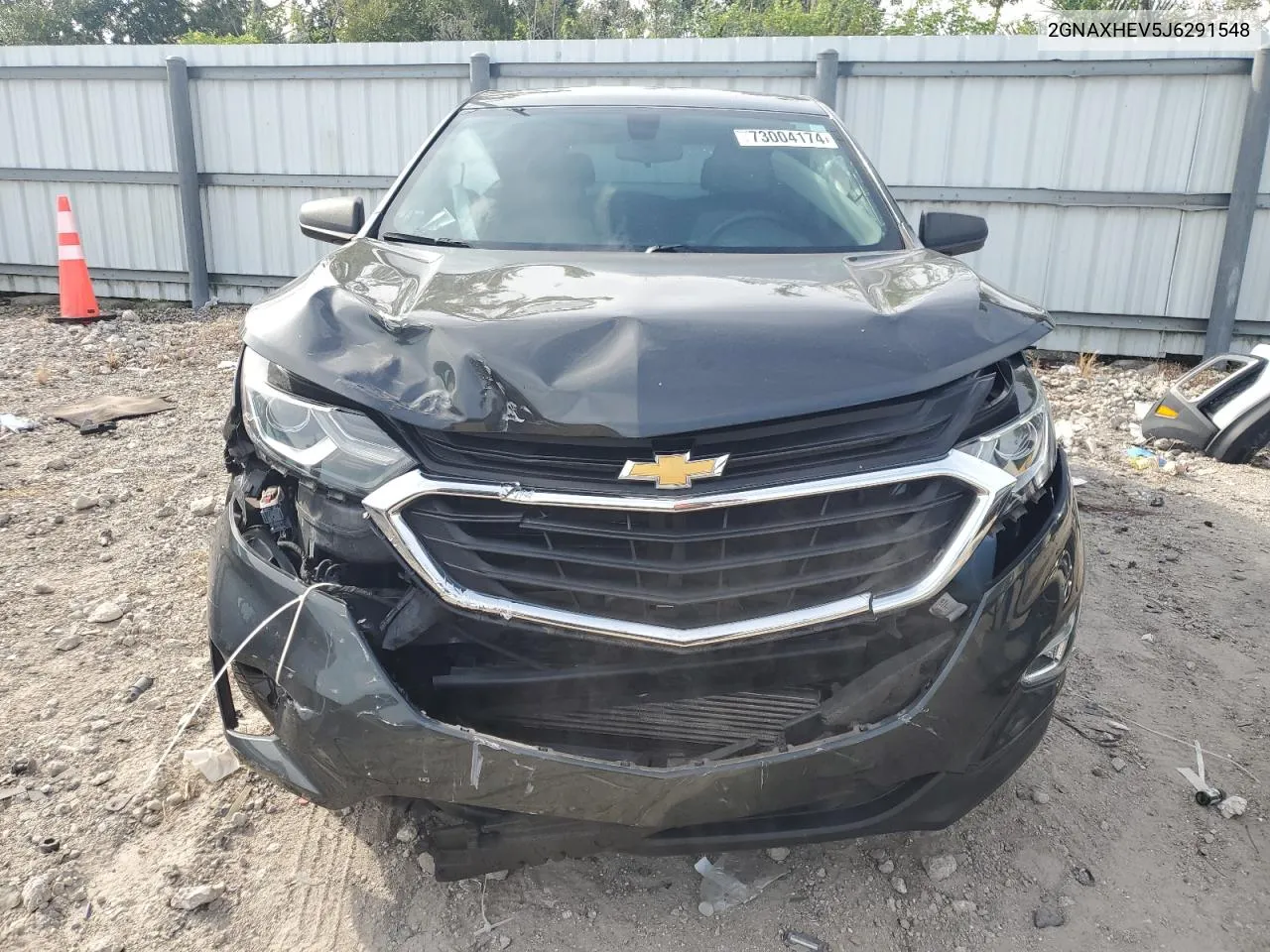 2018 Chevrolet Equinox Ls VIN: 2GNAXHEV5J6291548 Lot: 73004174