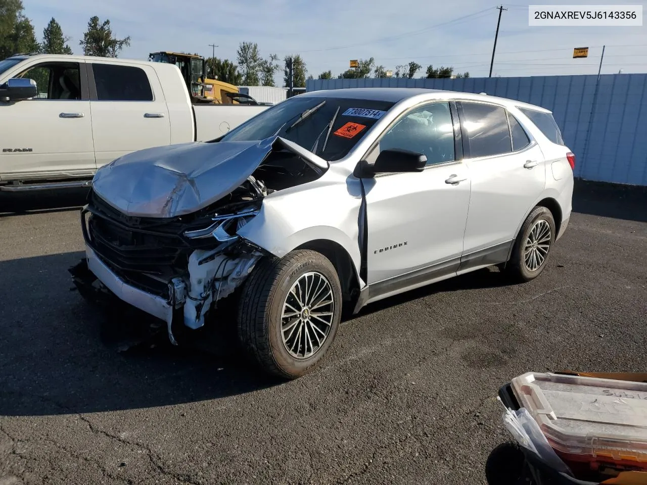 2018 Chevrolet Equinox Ls VIN: 2GNAXREV5J6143356 Lot: 73007514