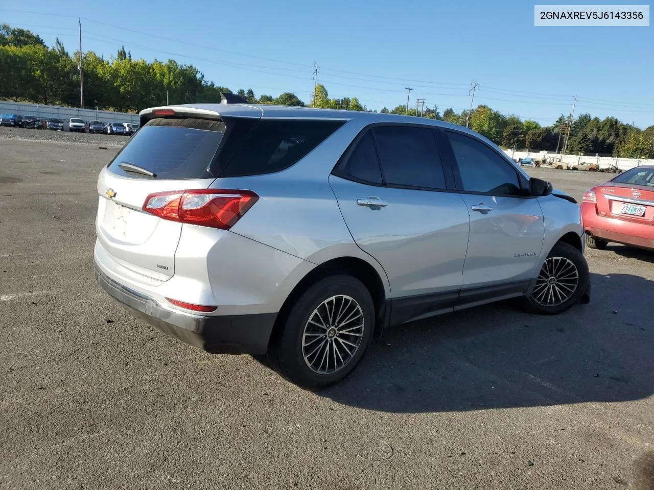 2018 Chevrolet Equinox Ls VIN: 2GNAXREV5J6143356 Lot: 73007514