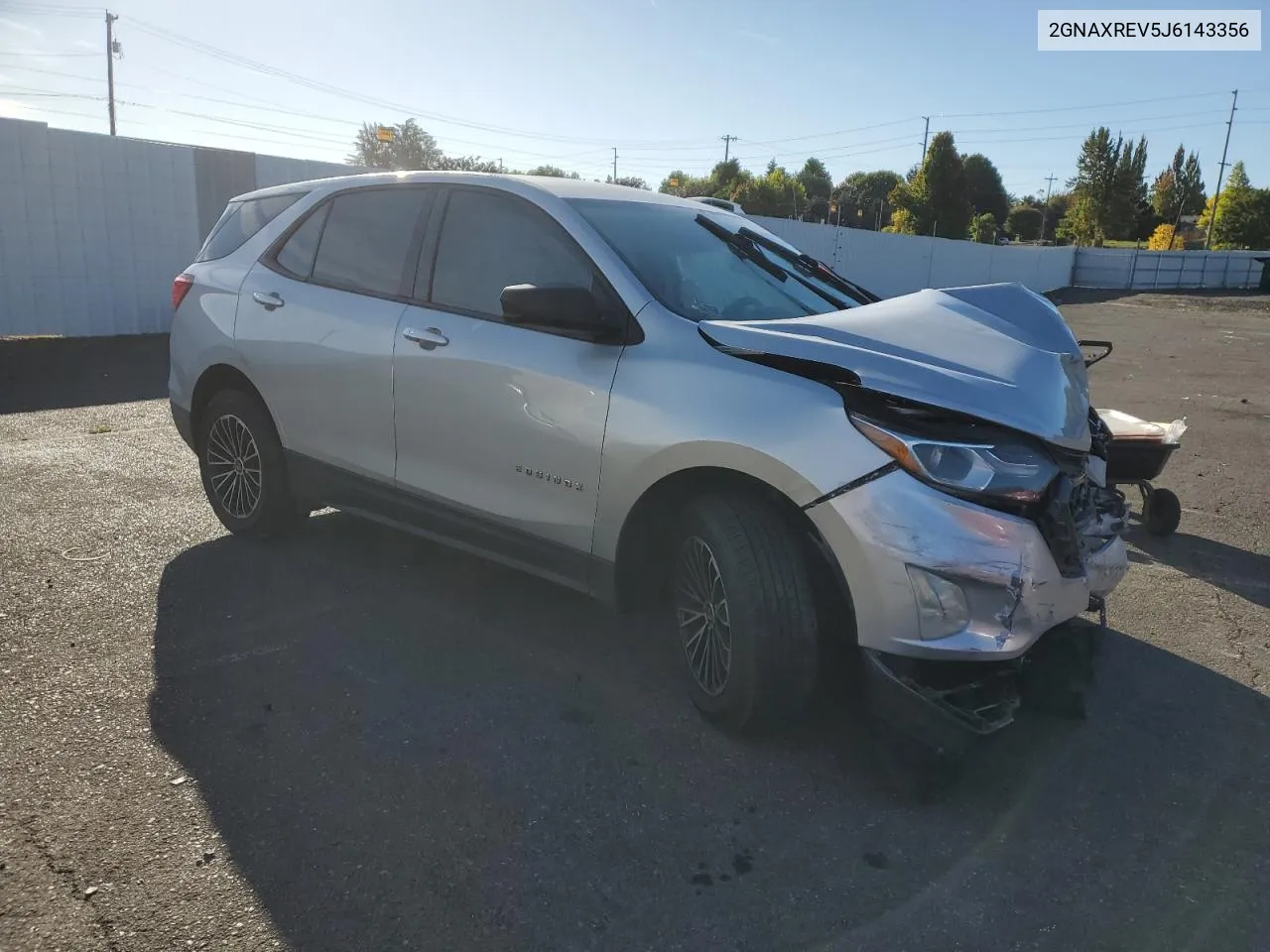 2018 Chevrolet Equinox Ls VIN: 2GNAXREV5J6143356 Lot: 73007514