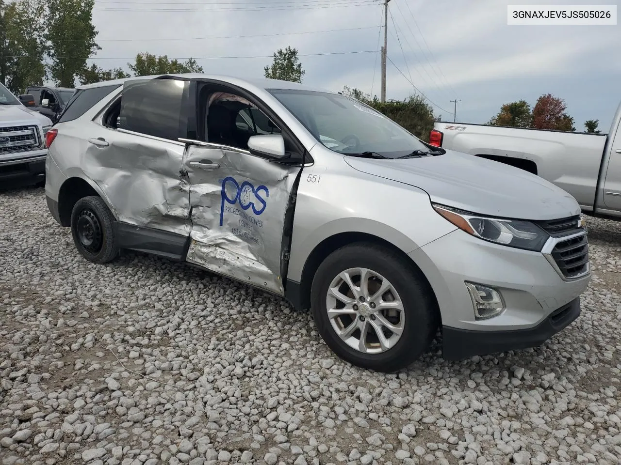 2018 Chevrolet Equinox Lt VIN: 3GNAXJEV5JS505026 Lot: 73008344