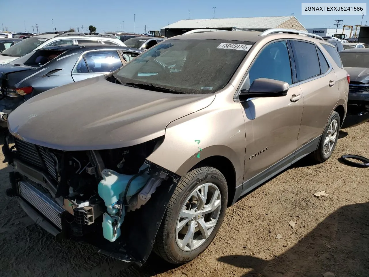 2GNAXTEXXJ6241586 2018 Chevrolet Equinox Lt