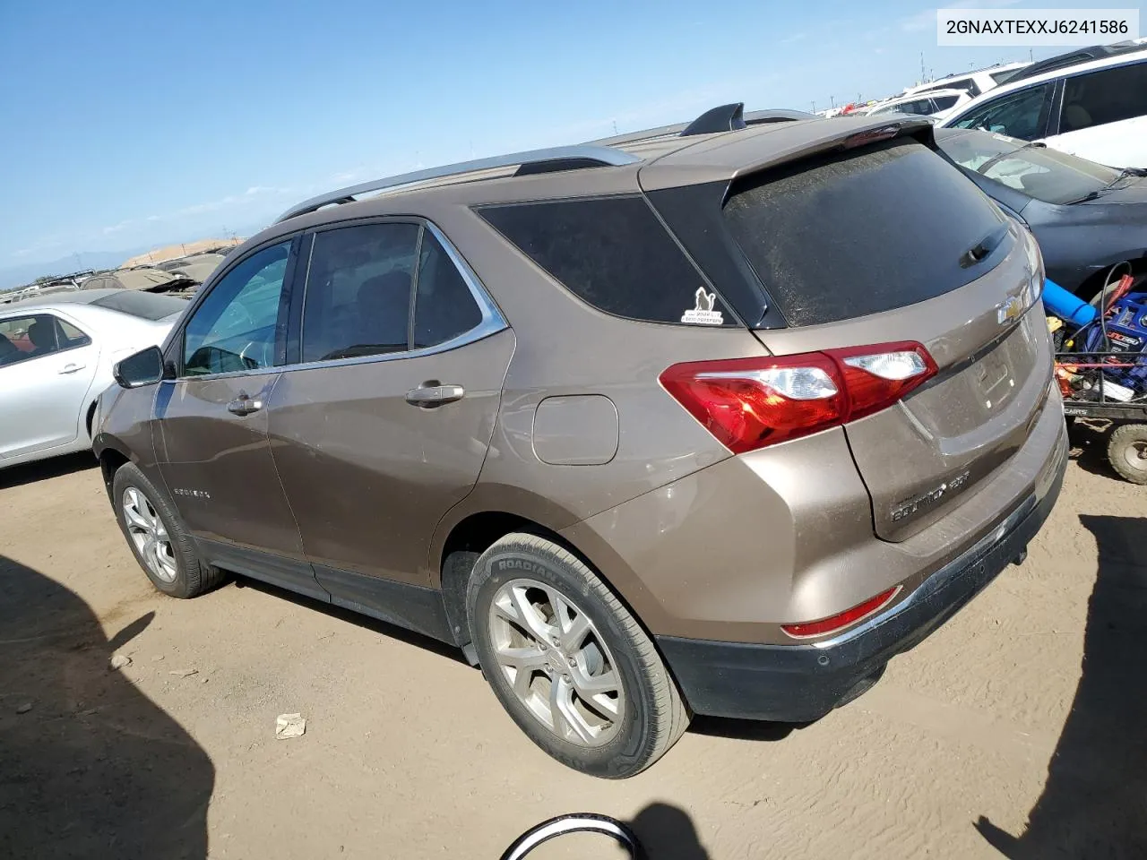 2018 Chevrolet Equinox Lt VIN: 2GNAXTEXXJ6241586 Lot: 73045074