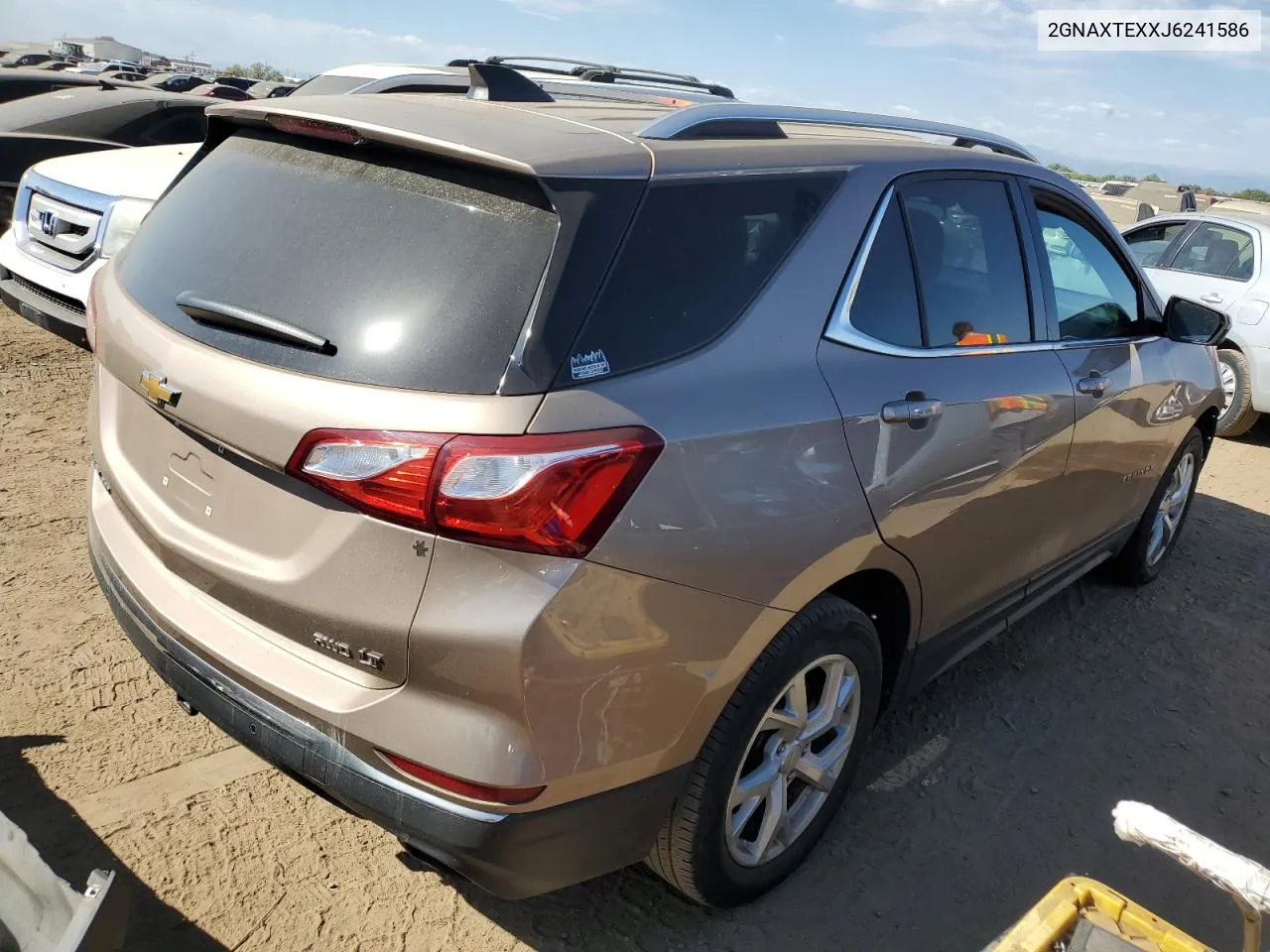 2018 Chevrolet Equinox Lt VIN: 2GNAXTEXXJ6241586 Lot: 73045074