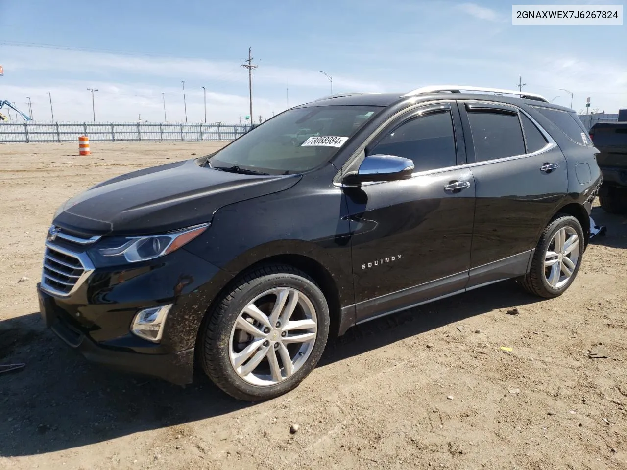 2GNAXWEX7J6267824 2018 Chevrolet Equinox Premier