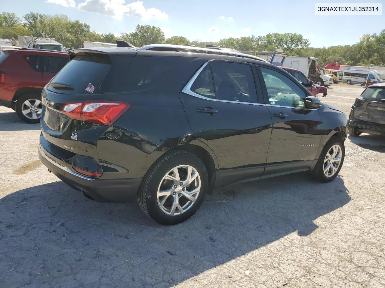 2018 Chevrolet Equinox Lt VIN: 3GNAXTEX1JL352314 Lot: 73115564