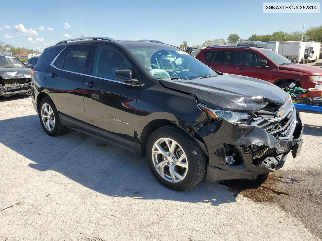 2018 Chevrolet Equinox Lt VIN: 3GNAXTEX1JL352314 Lot: 73115564