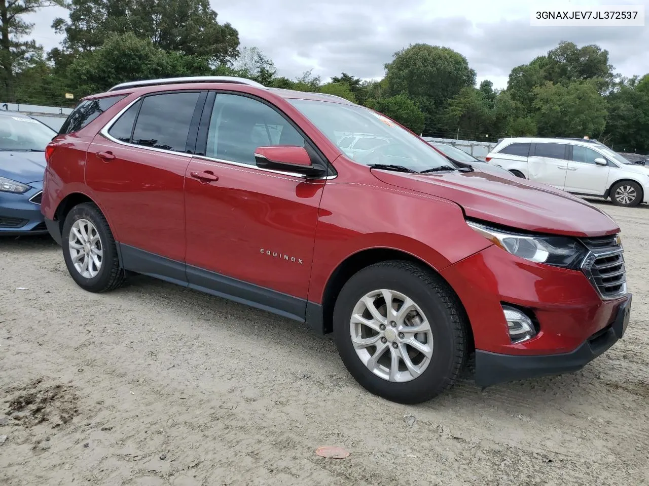 2018 Chevrolet Equinox Lt VIN: 3GNAXJEV7JL372537 Lot: 73155234