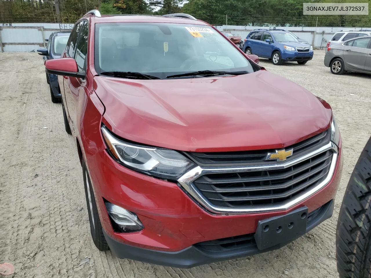 2018 Chevrolet Equinox Lt VIN: 3GNAXJEV7JL372537 Lot: 73155234