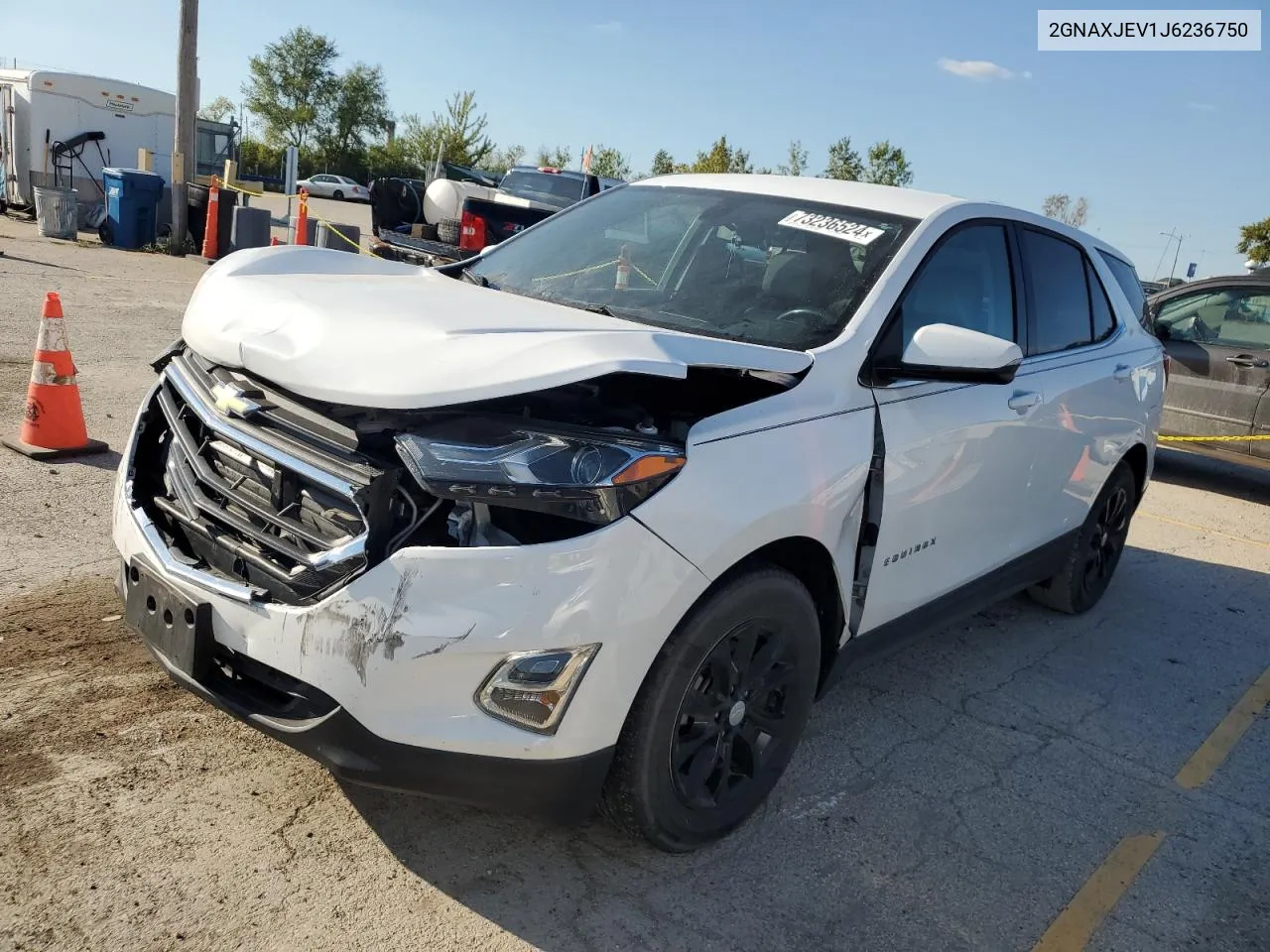 2018 Chevrolet Equinox Lt VIN: 2GNAXJEV1J6236750 Lot: 73236524