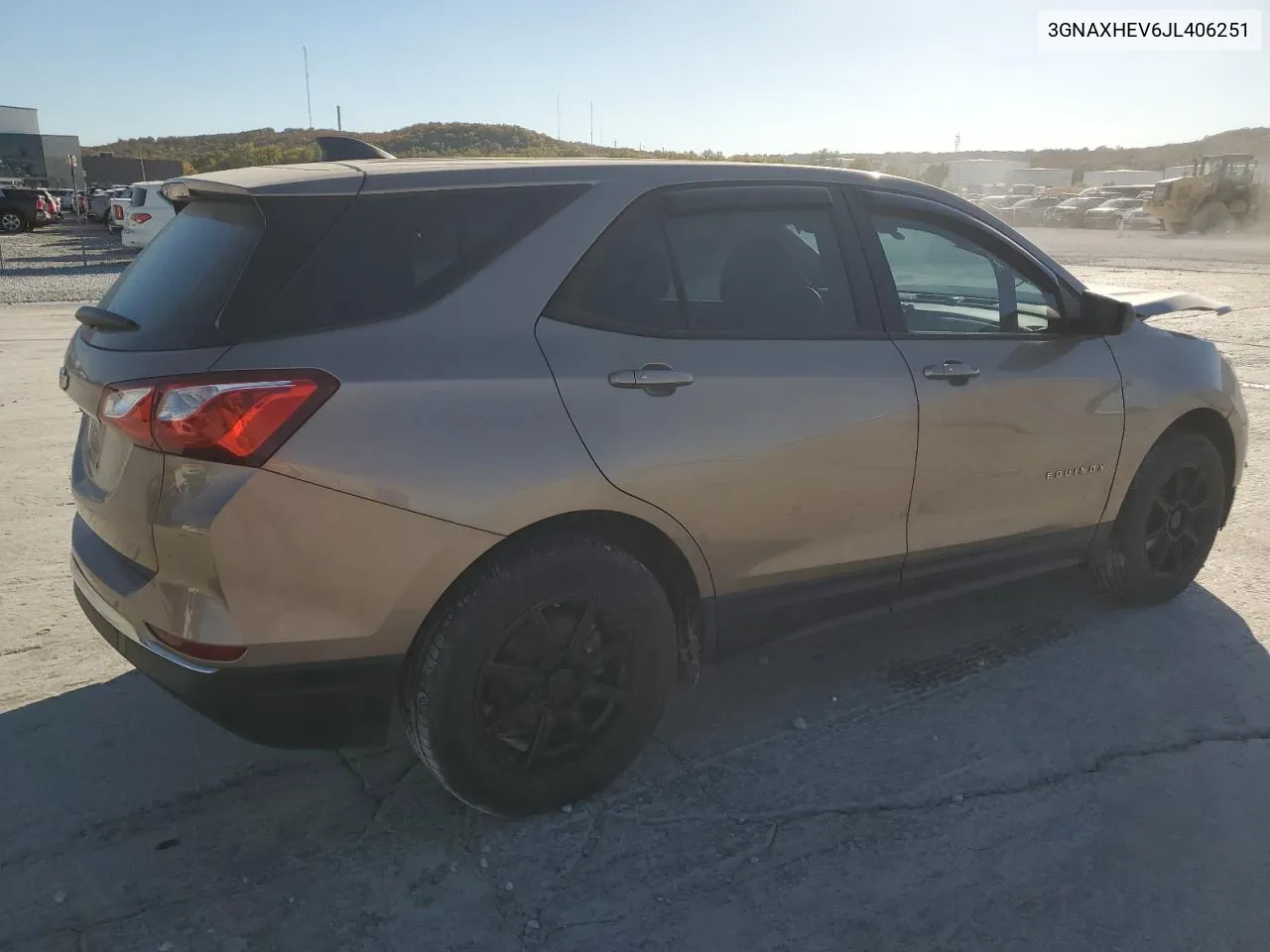 2018 Chevrolet Equinox Ls VIN: 3GNAXHEV6JL406251 Lot: 73237874