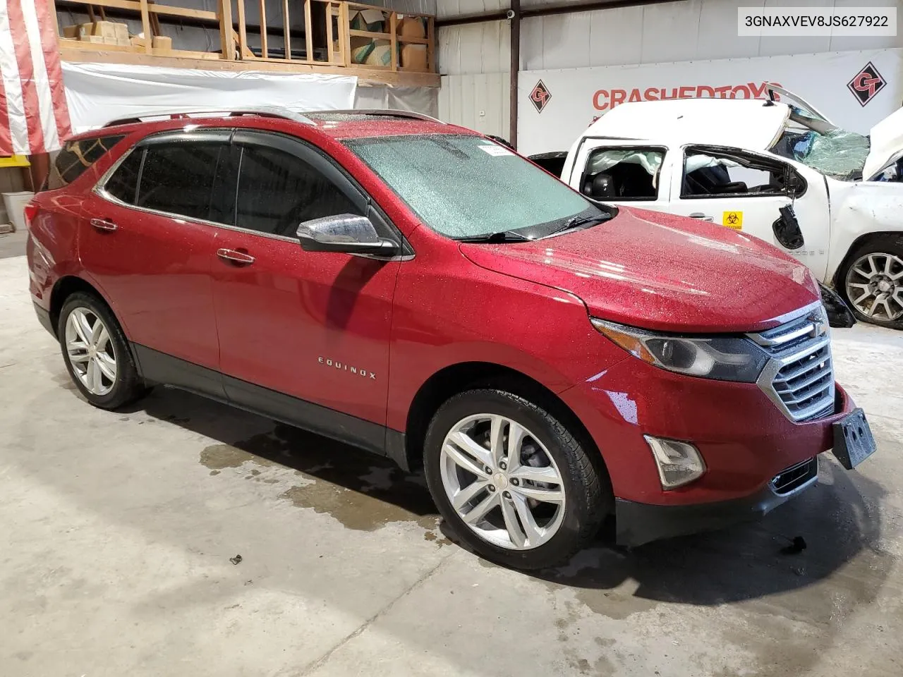 2018 Chevrolet Equinox Premier VIN: 3GNAXVEV8JS627922 Lot: 73255584