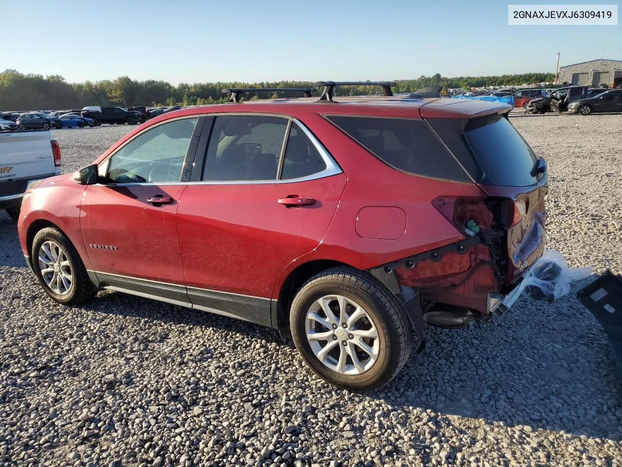 2018 Chevrolet Equinox Lt VIN: 2GNAXJEVXJ6309419 Lot: 73294874