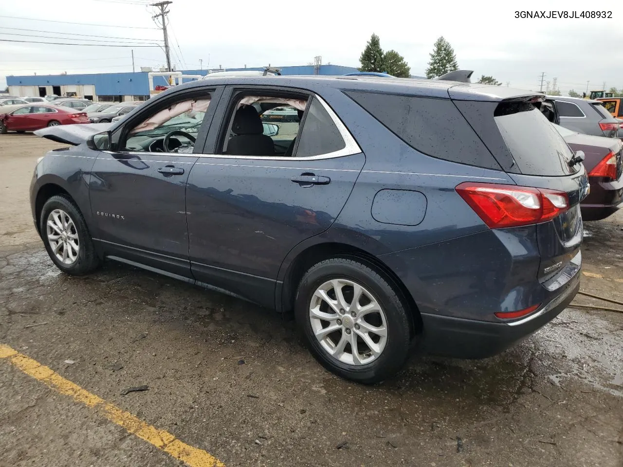 2018 Chevrolet Equinox Lt VIN: 3GNAXJEV8JL408932 Lot: 73298034