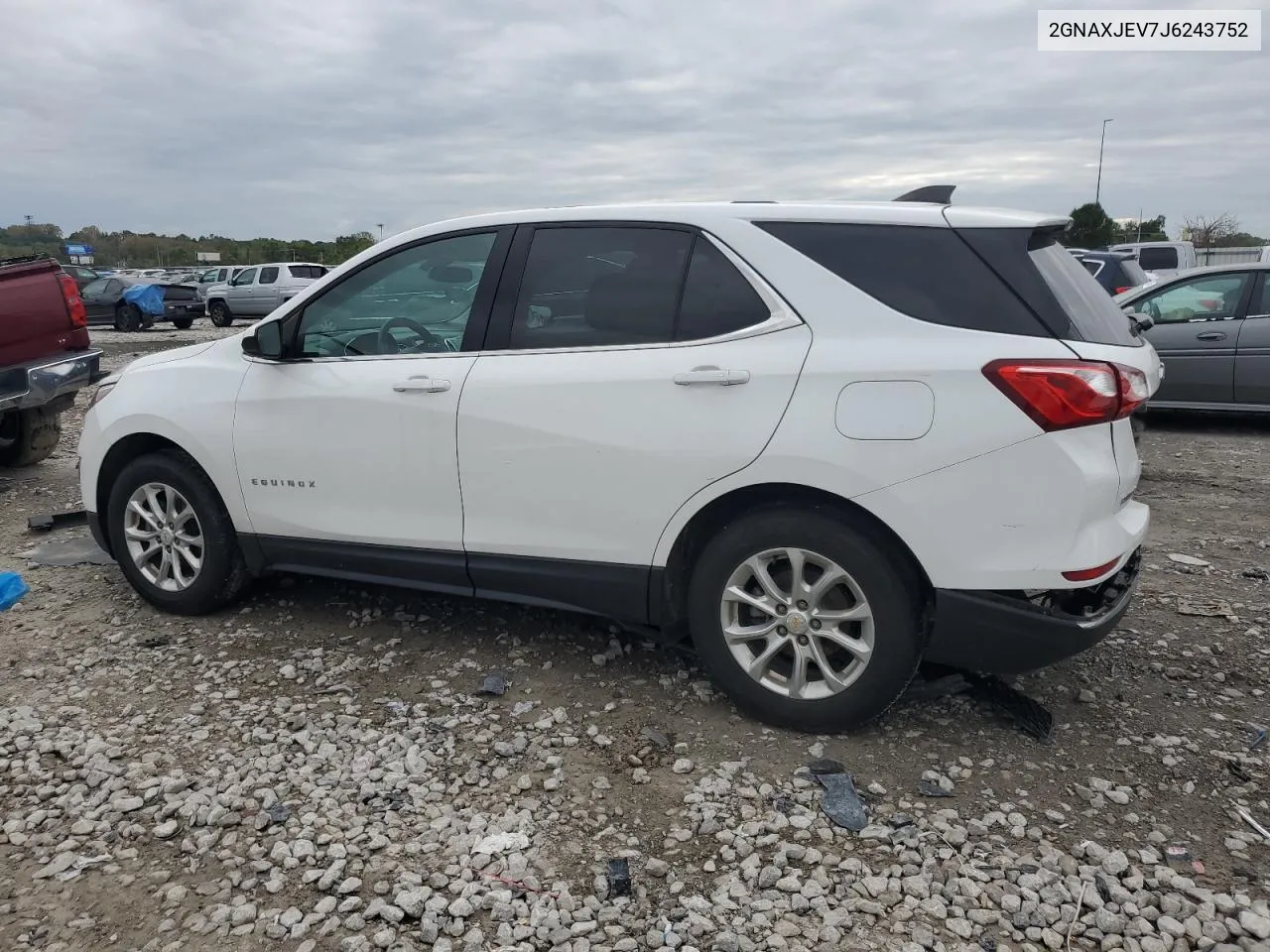 2018 Chevrolet Equinox Lt VIN: 2GNAXJEV7J6243752 Lot: 73314714