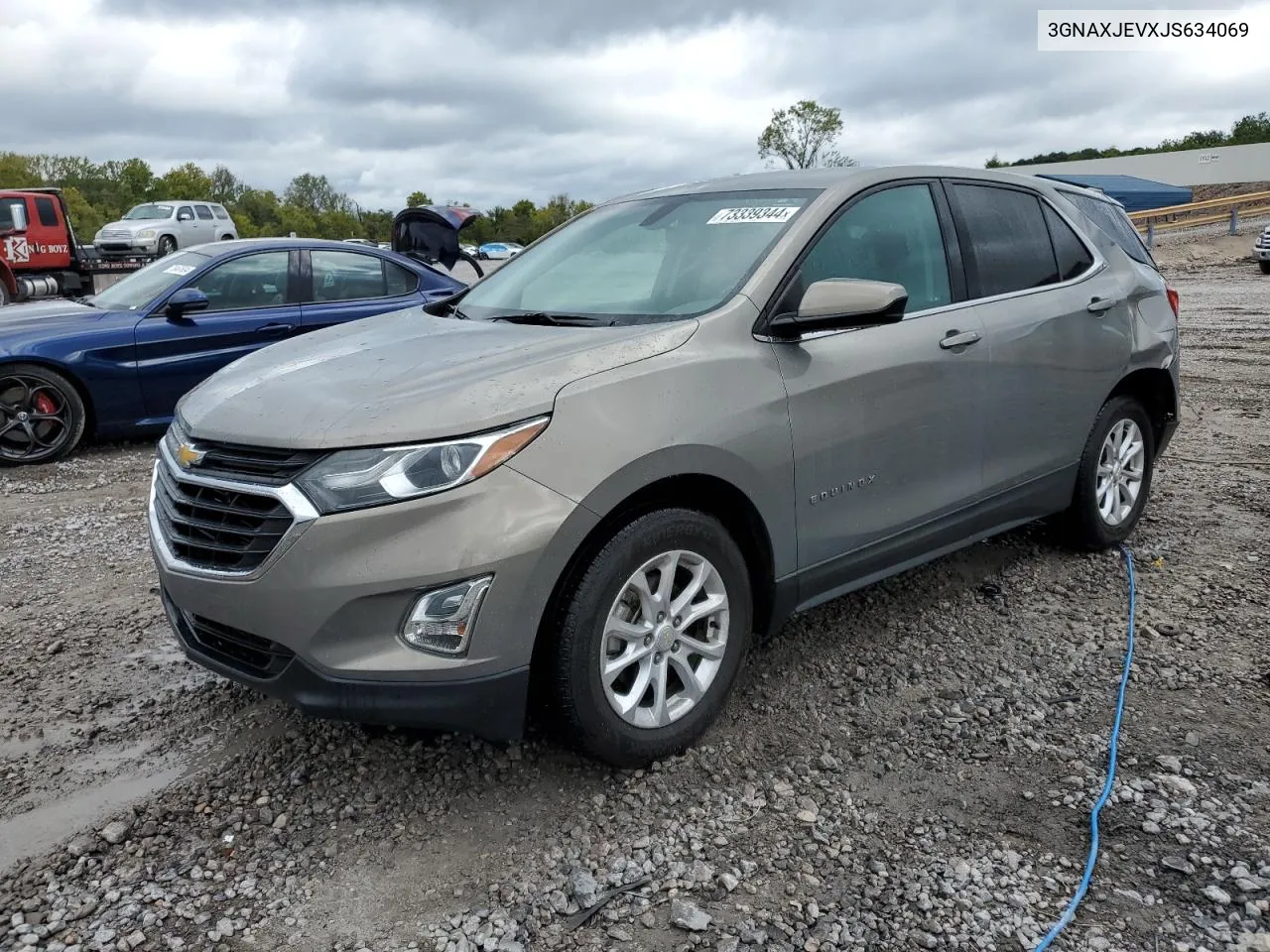 2018 Chevrolet Equinox Lt VIN: 3GNAXJEVXJS634069 Lot: 73339344