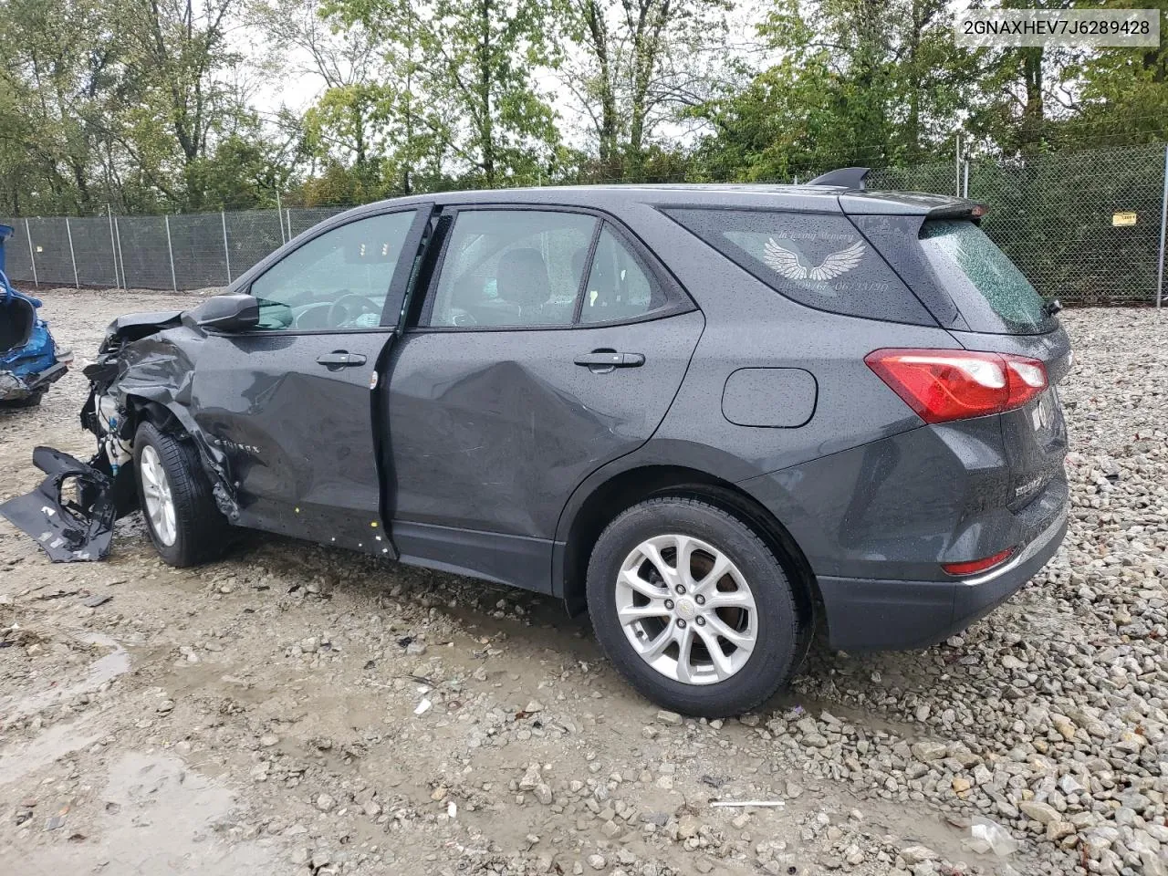 2018 Chevrolet Equinox Ls VIN: 2GNAXHEV7J6289428 Lot: 73344874