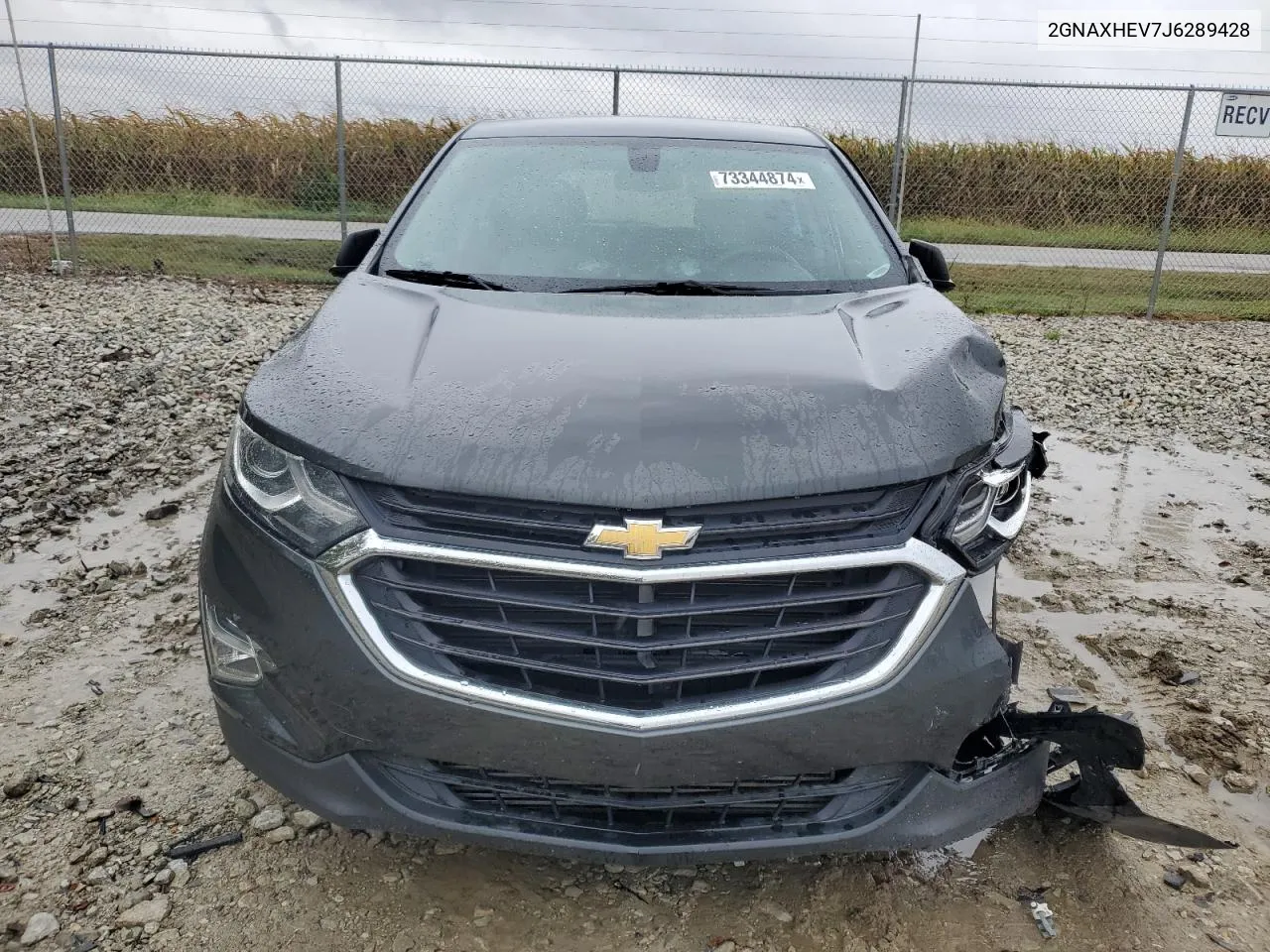 2018 Chevrolet Equinox Ls VIN: 2GNAXHEV7J6289428 Lot: 73344874